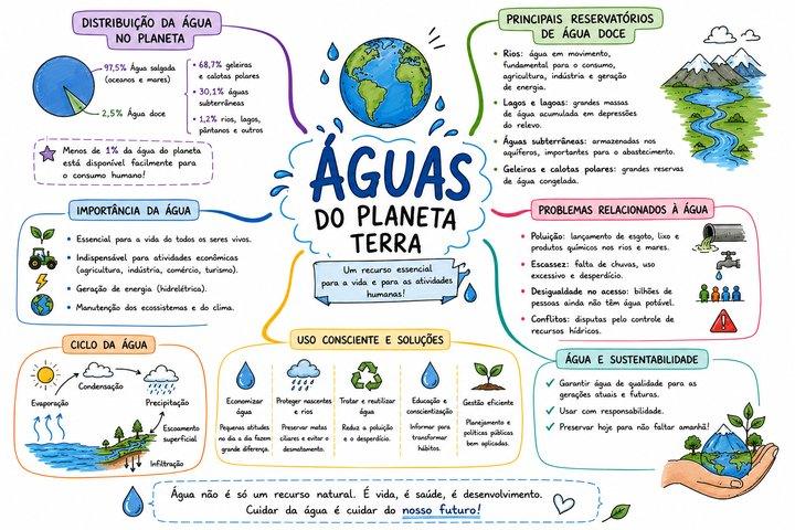 Mapa mental de Geografia